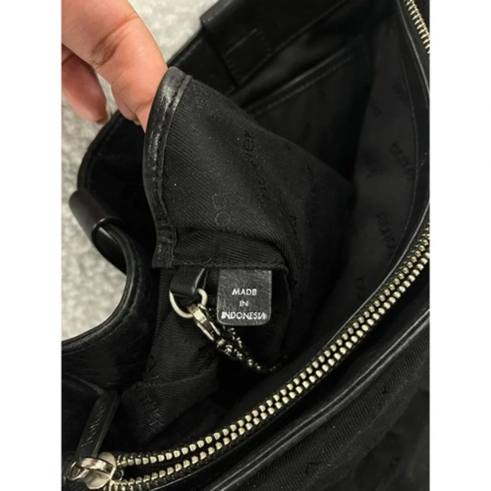 Botkier Leather Crossbody Bag Womens Large Black Studded Excellent Messenger - Picture 10 of 11